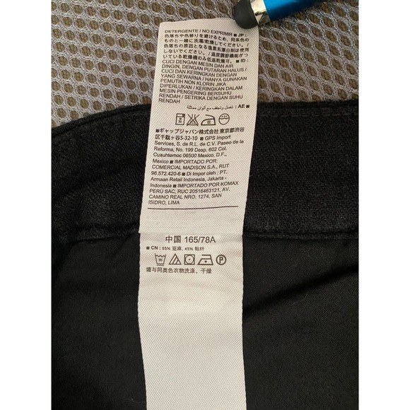 Womens Old Navy Linen Shorts 12 Black Pleated NEW - Picture 8 of 9